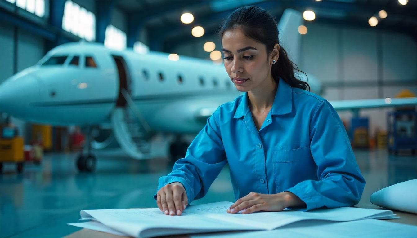 Aeronautical Engineer in action