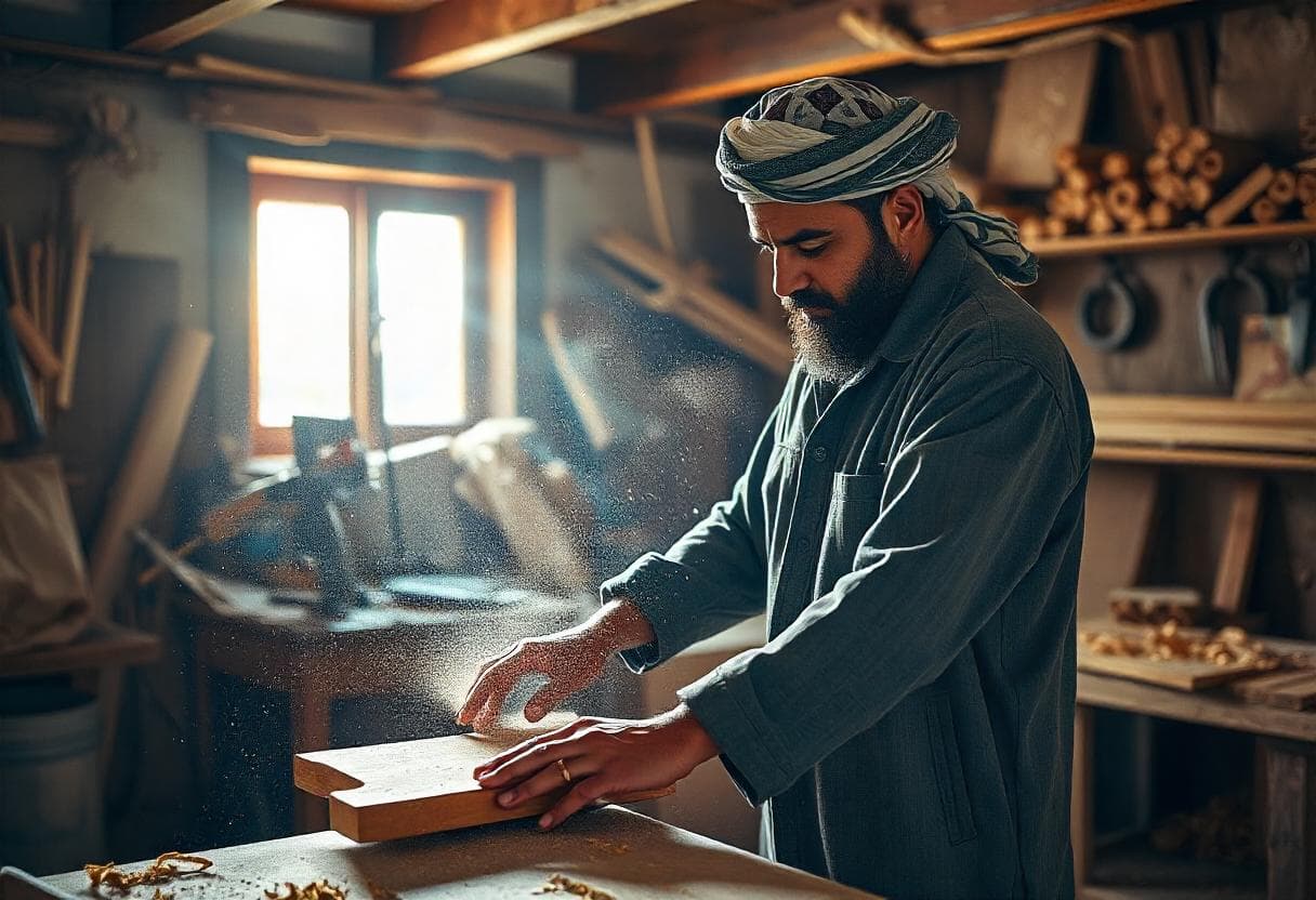 Carpentry work: building, repairing, and installing structures and fixtures made of wood, wood substitutes, and other materials.